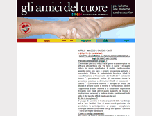 Tablet Screenshot of gliamicidelcuore.mo.it